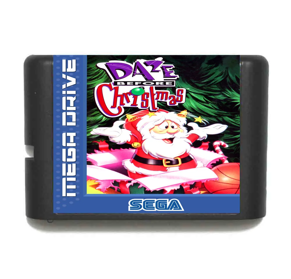 Daze до Рождества 16 бит SEGA MD игровая карта для Sega Mega Drive Genesis|sega md game card|sega games16 bit |