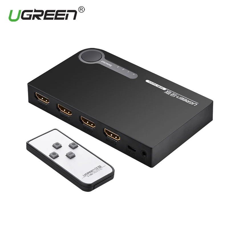 Ugreen HDMI сплиттер 3 порта HDMI Коммутатор HDMI порт для xbox 360 PS3 PS4 Smart Android HDTV 1080P 3 входа в 1 выход 4K
