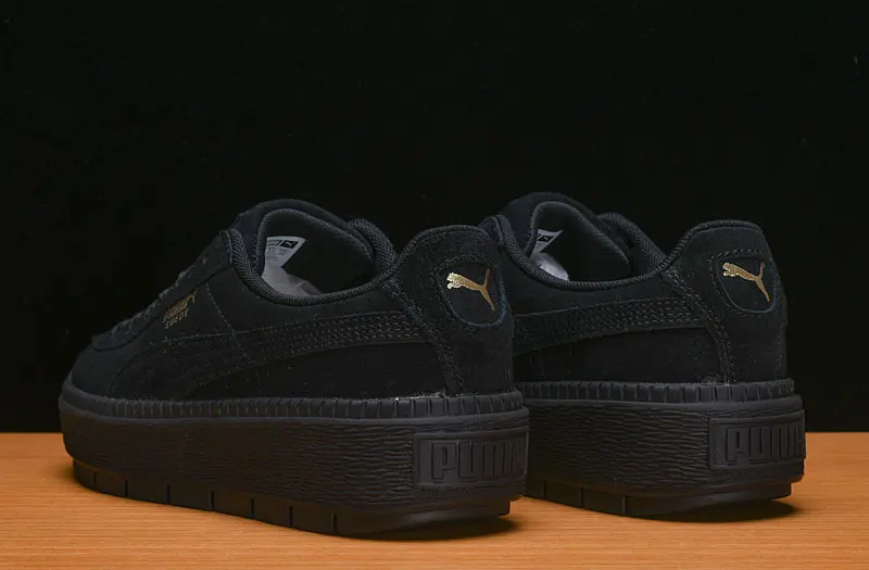 Бесплатная доставка PUMA FENTY замши с тиснением Creeper Для женщин первого поколения