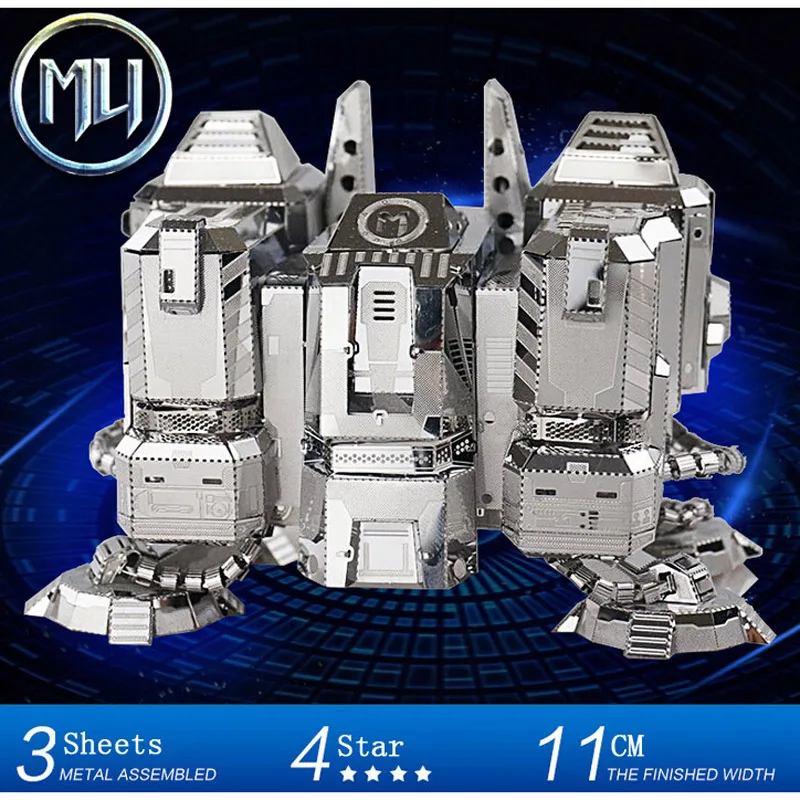 2017 MU 3D металлическая головоломка для сборки звездное ремесло Terran Barracks модель