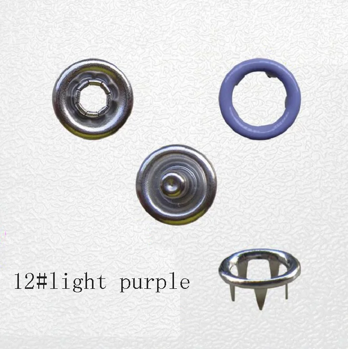 12 light purple 4 дюйма один зубец кнопки 9,5 мм коготь крепеж пресс-Стад Металл медь окружающей среды для ручной работы скрапбукинга ремесло DIY шитье - Цвет: 12 light purple