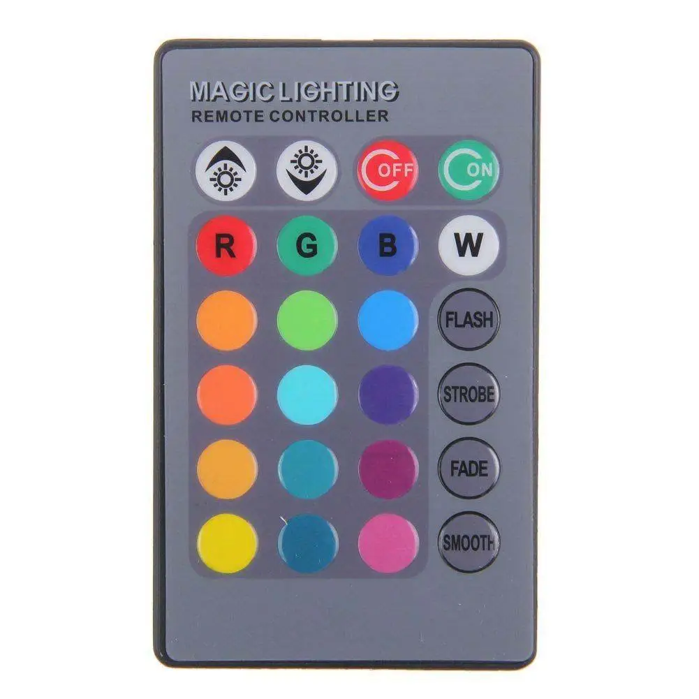 3 Вт E27 Светодиодная лампа RGB 16 цветов с беспроводным пультом дистанционного