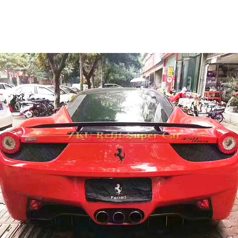 Задний спойлер из углеродного волокна для крыши багажника стильный заднего