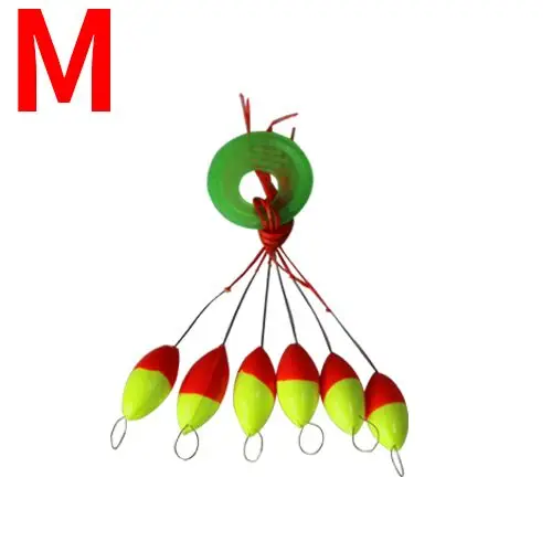 mixed medium JSFUN 40 упаковок(6 в 1) оливковая форма семь звезд поплавок для ловли карпа рыболовные снасти аксессуары большой/средний/маленький размер FF36 - Цвет: mixed medium