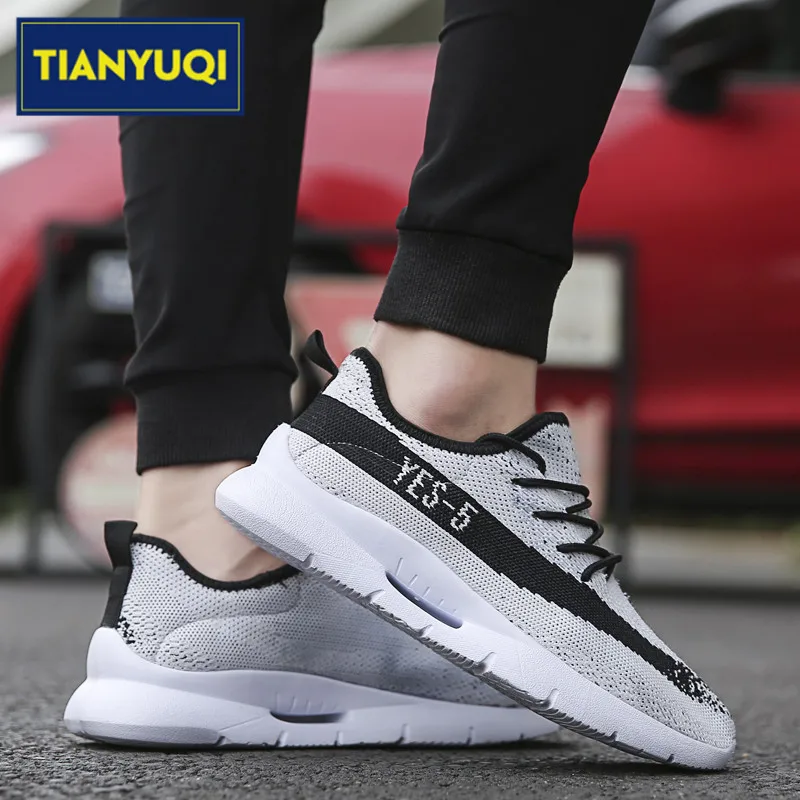 TIANYUQI New Arrival Sport Shoes Men Running Lightweight Sneakers Summer Breathable Athletic Outdoor Jogging | Спорт и развлечения