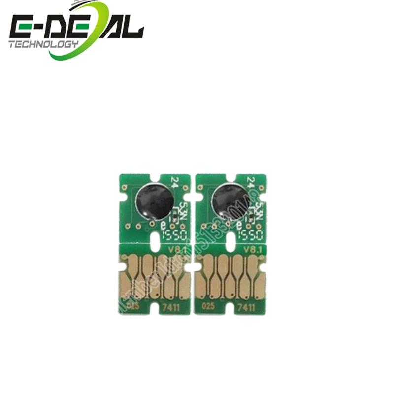 E-deal новые однократные чипы для Epson F6200 F7200 F9200 F6270 F7270 F9270 картриджа модели T741X-T7414 |