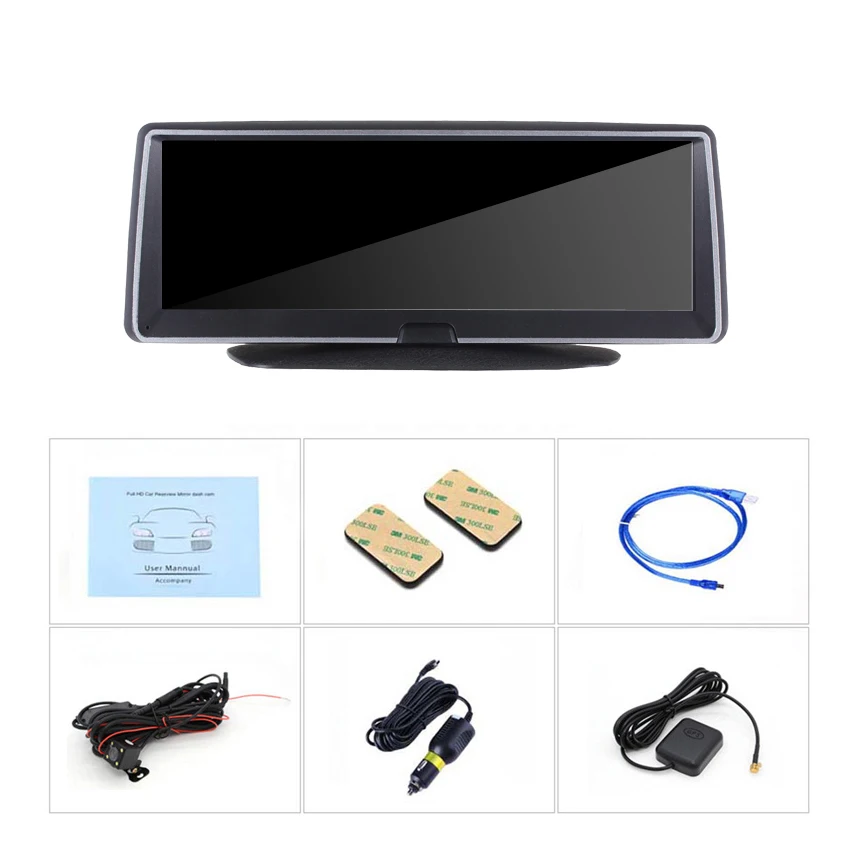 Автомобильный видеорегистратор ANSTAR 4G Android 8 ''сенсорный экран WIFI ADAS антирадар
