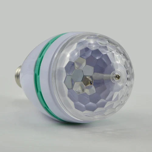 1 шт. 6 Вт полноцветный RGB из светодиодов авто вращающаяся сцена E27 ac85v-250v 265 В