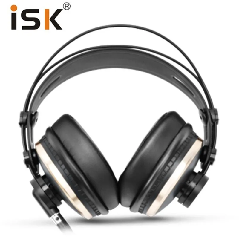 Роскошный ISK HD9999 Pro HD монитор наушники полностью закрытый Мониторинг наушники DJ/Аудио/Смешивание/запись студийная гарнитура