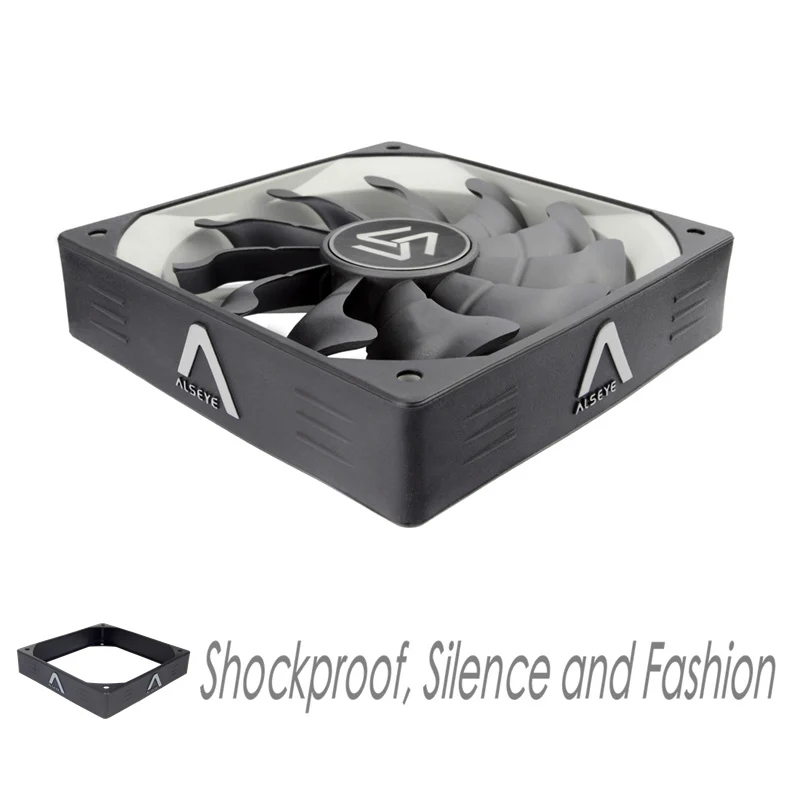 ALSEYE ПК вентилятор кулер(3 частей) 3Pin 12V 120 мм вентилятор 1200RPM бесШумный корпус ПК вентиляторы