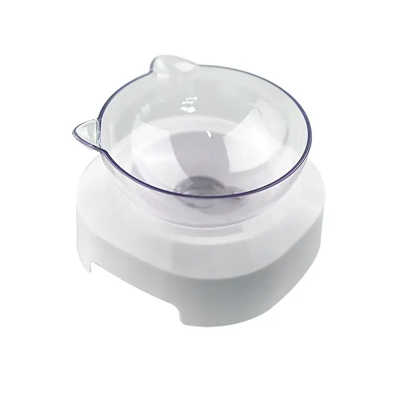 Single bowl Миска для домашних животных для собак, щенков, кошек, корма для воды, кормушки для кормления домашних животных, повышенная идеальная регулируемая высота, двойной угол, регулируемый - Цвет: Single bowl