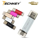 USB-флеш-накопитель TECHKEY, usb 3,0 Type-C, 3,1 дюйма, 64 ГБ, 32 ГБ, 16 ГБ