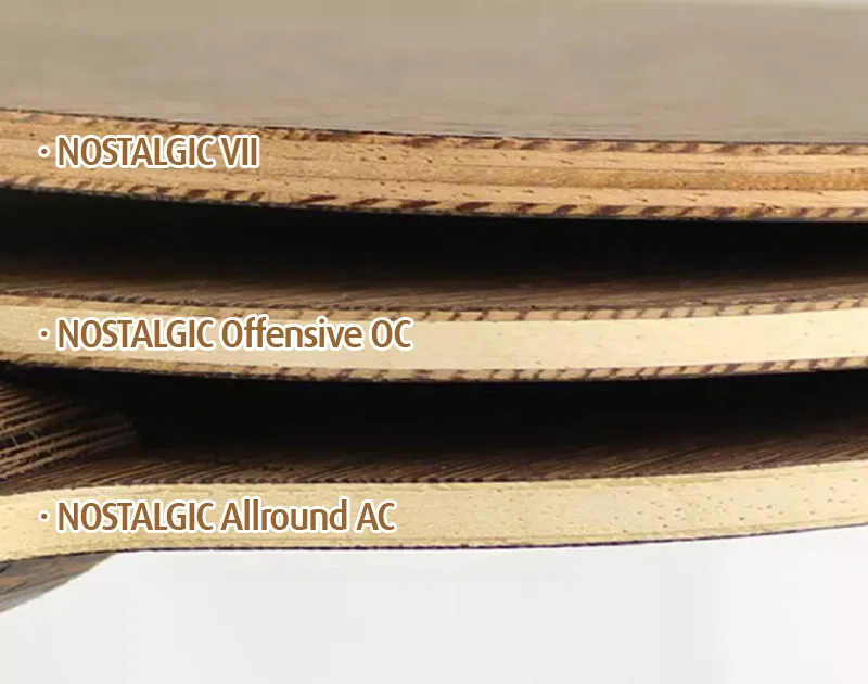 STIGA Ностальгический обидный OC ALLROUND AC Ностальгический VII настольный теннис лезвие 5 7 слойный венге дерево пинг понг бита Tenis De Mesa