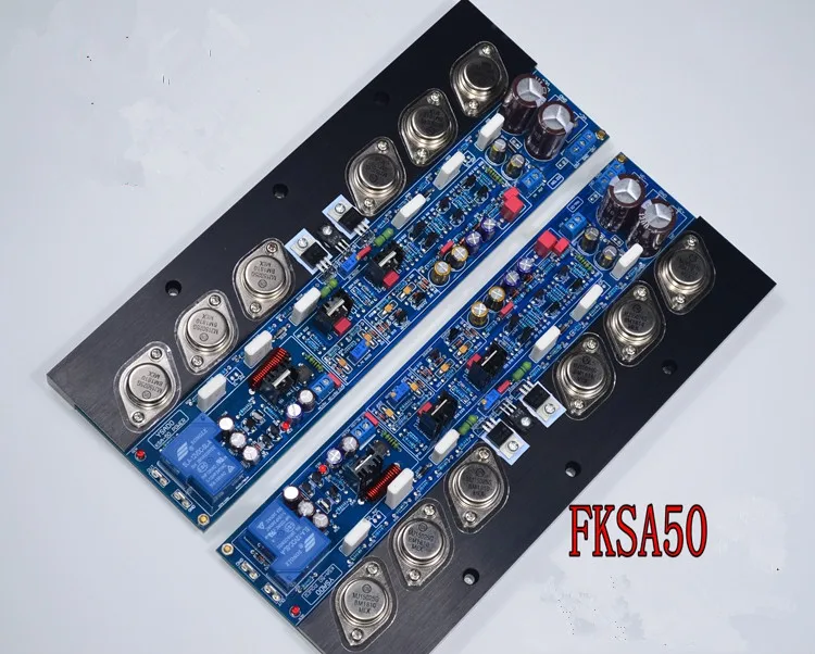 300 Вт+ 300 Вт KRELL FKSA50 на MJ15024/15025 силовая трубка+ MJE15033/15032 нажимная трубка чистый после уровня класса AB Плата усилителя