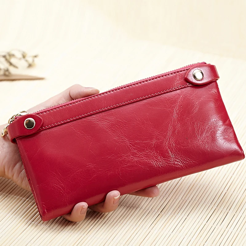 Клатч COMFORSKIN для женщин кошельки премиум класса из 100% натуральной кожи