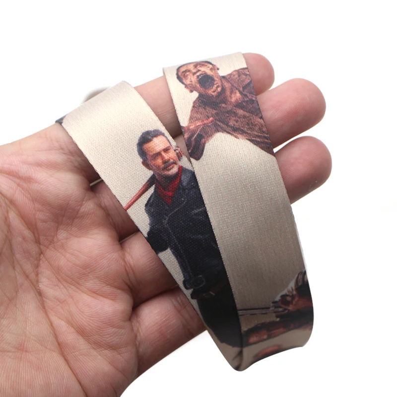 P3632 Dongmanli The Walking Dead tv брелок Lanyards держатель удостоверения личности ID карта Пропуск Тренажерный зал мобильный телефон USB бейдж держатель ключевой ремень