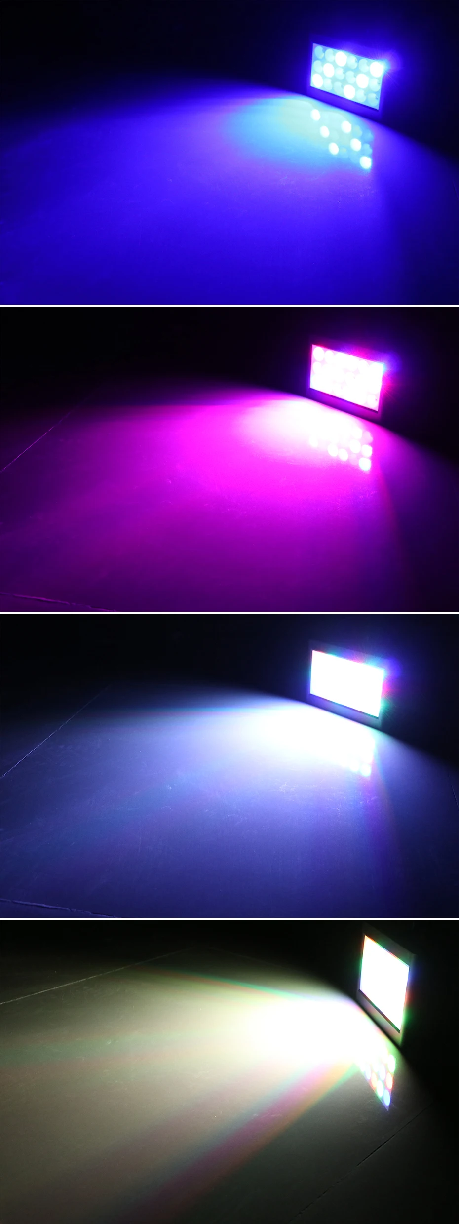 ALIEN 18 светодиодный диско-DJ 20 Вт RGB стробоскопы Авто звуковая активация вспышка сценическое освещение для вечерние, Клубные, рождественские, танцевальные, на день рождения