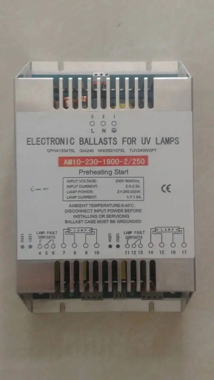 

UV ballast for NNI200/107XL GIA240 TUV240WXPT
