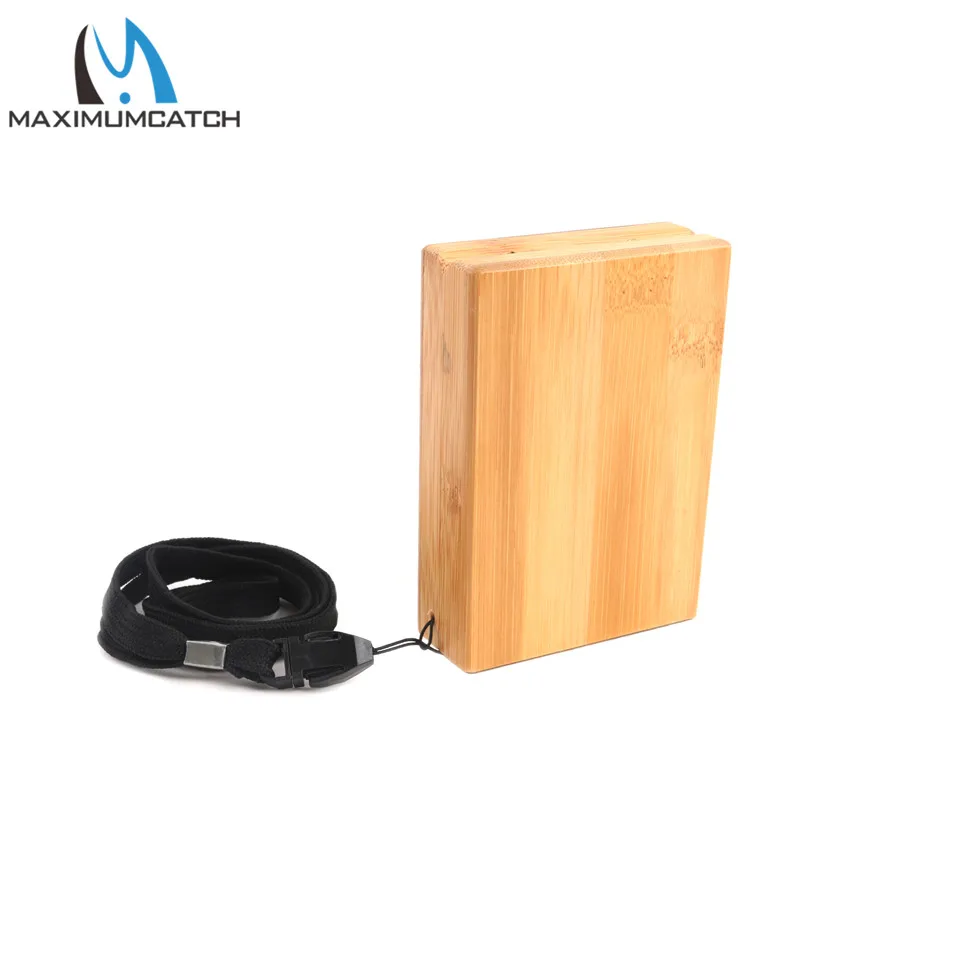 Maximumcatch деревянная бамбуковая муха рыболовная коробка с щелевой поролоновой