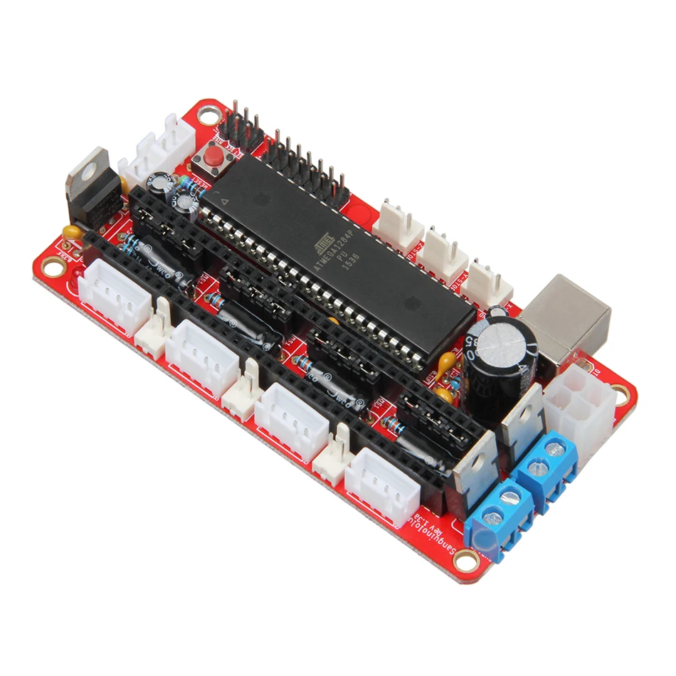 Новейшая 3D основная плата принтера sanguinolu Rev 1.3a для Reprap Prusa Mendel контроллера