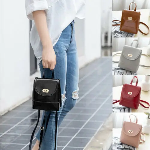 Женский рюкзак из искусственной кожи школьный высокого качества для