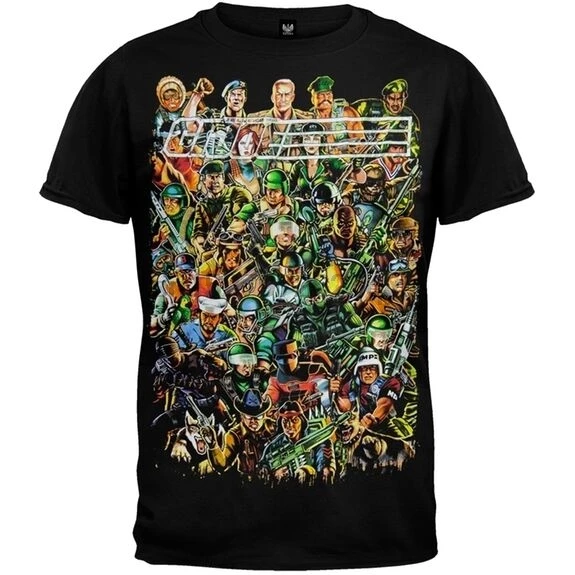 GI Joe-были просто игрушки взрослые мужские футболки | Мужская одежда