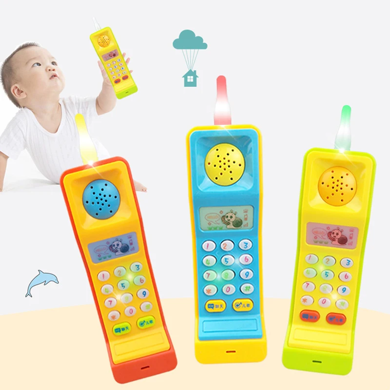 

Детские Ранние развивающие игрушки телефон музыкальная обучающая машина забавные электронные игрушки для детей светодиодный свет музыкал...