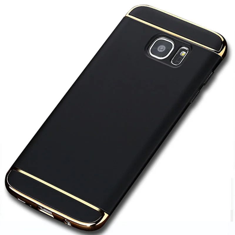Semgceken Роскошные 3 в 1 чехол для Samsung Galaxy S6 Edge S6Edge g9250 оригинальный золотой тонкий