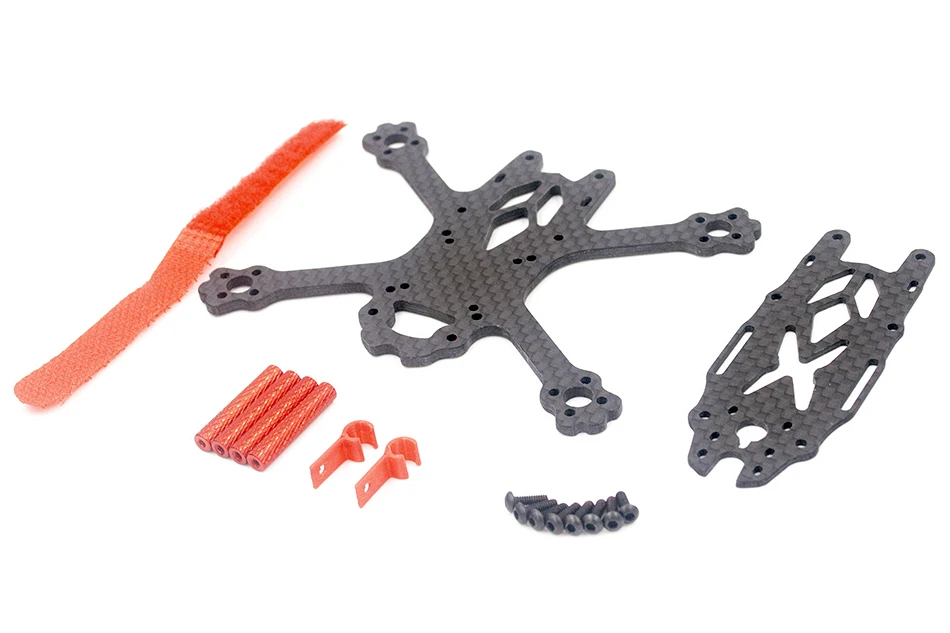 FS95 чисто углеродное волокно 95 мм Колесная база рамка квадрокоптера для DIY RC FPV Racing
