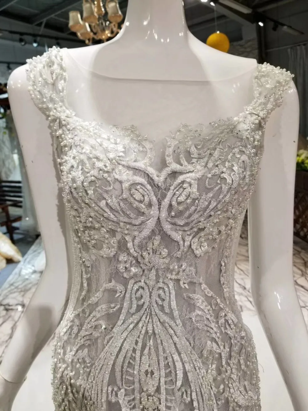 Vestidos De Noiva элегантные серые Свадебные платья без рукавов с круглым вырезом