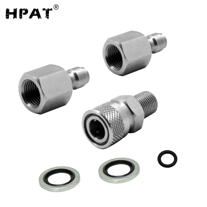 HPAT 1/8BSPP PCP зарядный шланг для пейнтбола быстроразъемный Соединительный адаптер
