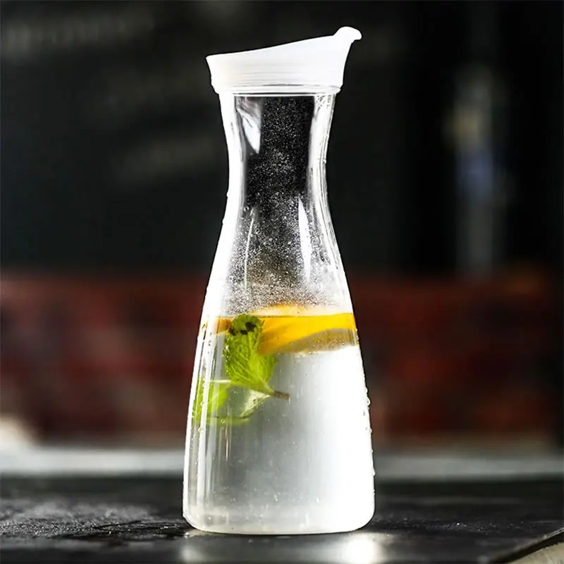 

Plastic Water Pitcher Transparent Water Carafe for Coffee Juice Ice Tea Wine Beverage Dispenser Tea Pot with Lid Drinkware