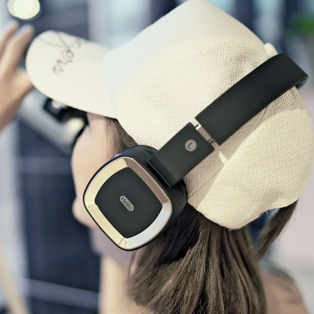 Bluetooth наушники Беспроводной стерео звук баса гарнитура с микрофоном Поддержка TF