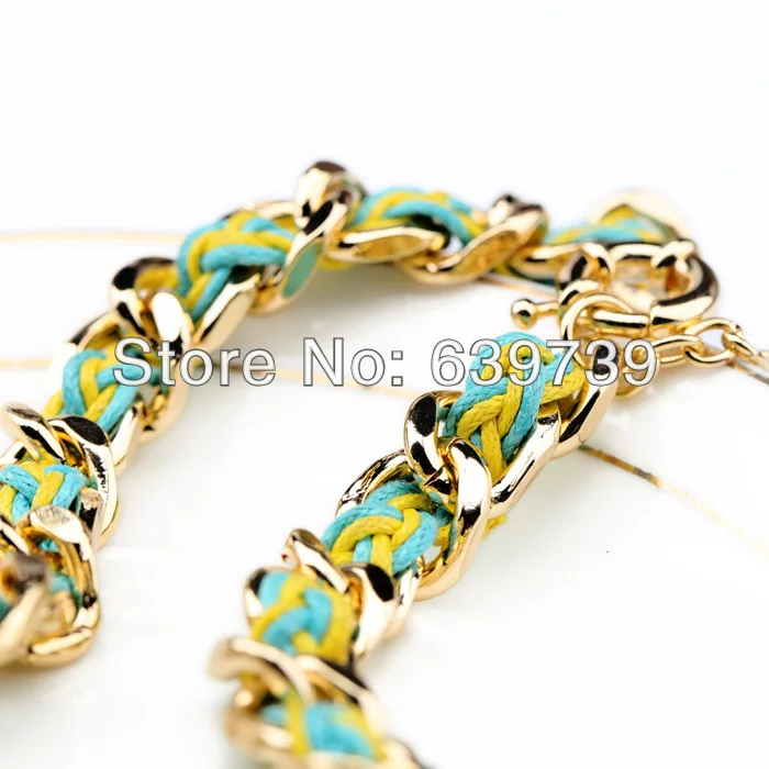 Ожерелье из зеленой ткани в форме круга для летнего дня по оптовой цене |