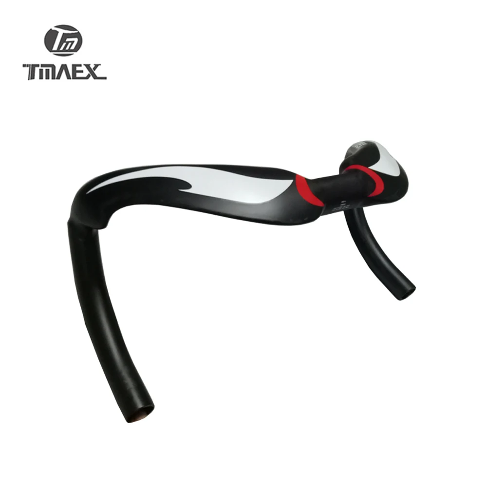 TMAEX карбоновый руль изогнутая штанга для растяжки руля с матовым покрытием UD 31 8