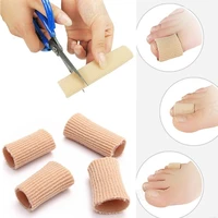 fabric gel tube bunion toes finger separator calluses corns blister protector cap cover practical foot care toes finger protect