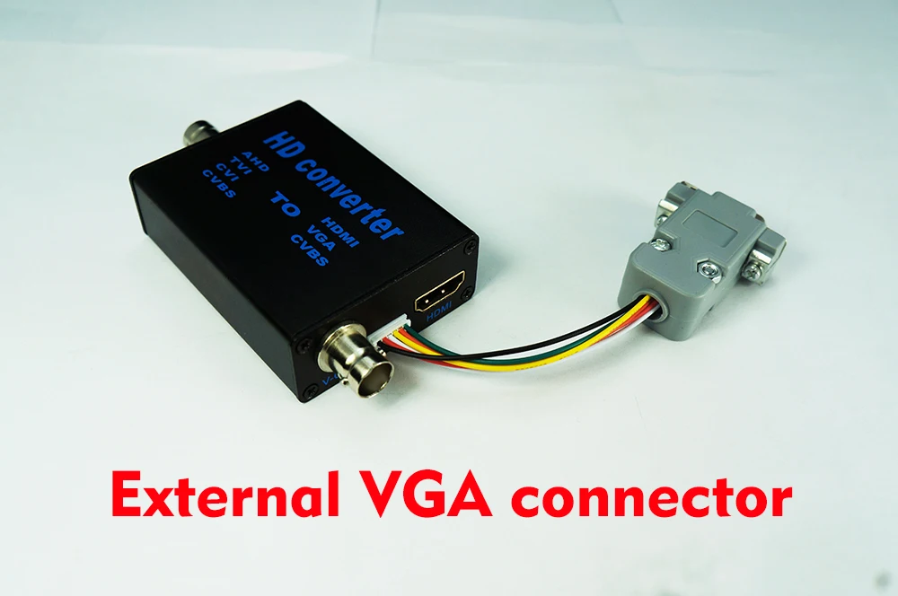 Брэнду AHD/TVI/CVI/CVBS к HDMI/VGA/SVBS видео сигнала конвертер 1080P HD конвейер адаптер. Прямая с фабрики
