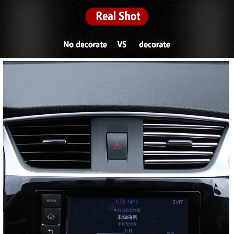 Декоративная полоса для воздуховода автомобиля с кондиционером для Lexus rx350 gs is250 gs300 rx300 rx330 gx470 lx470.