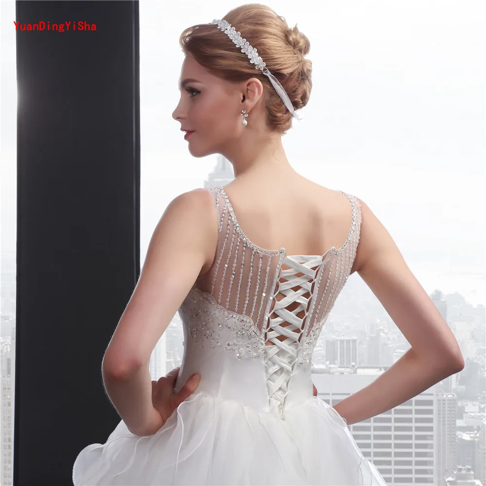 Новинка элегантные свадебные платья принцессы 2017 бальное платье с v-образным