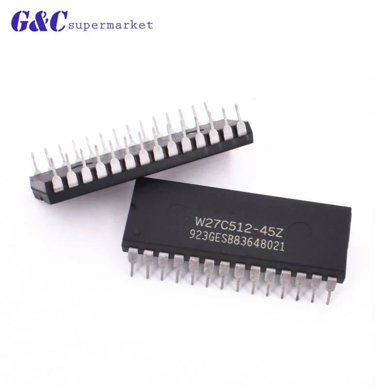 10 шт. электронно стираемый EPROM IC W27C512-45Z DIP28 W27C512-45 W27C512 64K X 8 | Электронные компоненты