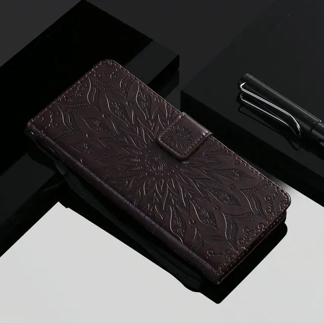 6,26 ''красный mi 7 флип чехол Funda Xiao mi Redmi 7 чехол Роскошный 3D бумажник с тиснением Кожа для mi Redmi 7 чехол противоударный Броня