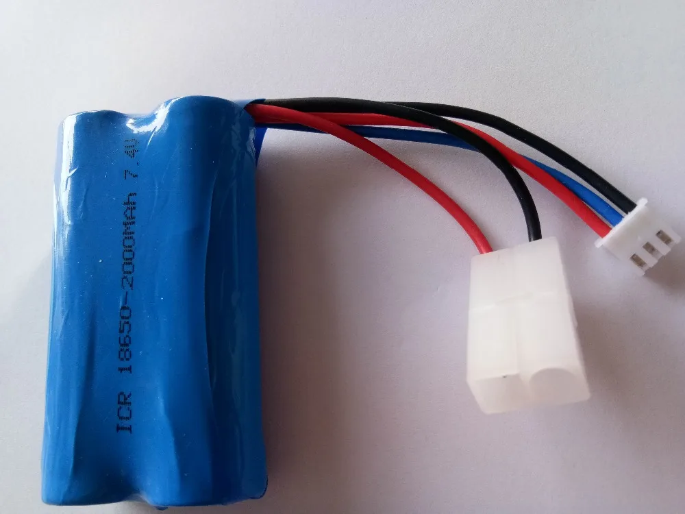 7 4 V 2000mAh 18650 Li Ion аккумулятор с штепсельной вилкой Tamiya для meizhi 2856 Высокоскоростной