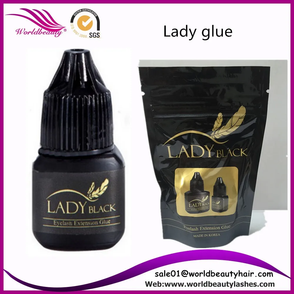 5 шт./партия Высокое качество клей для наращивания ресниц Черная леди лучший
