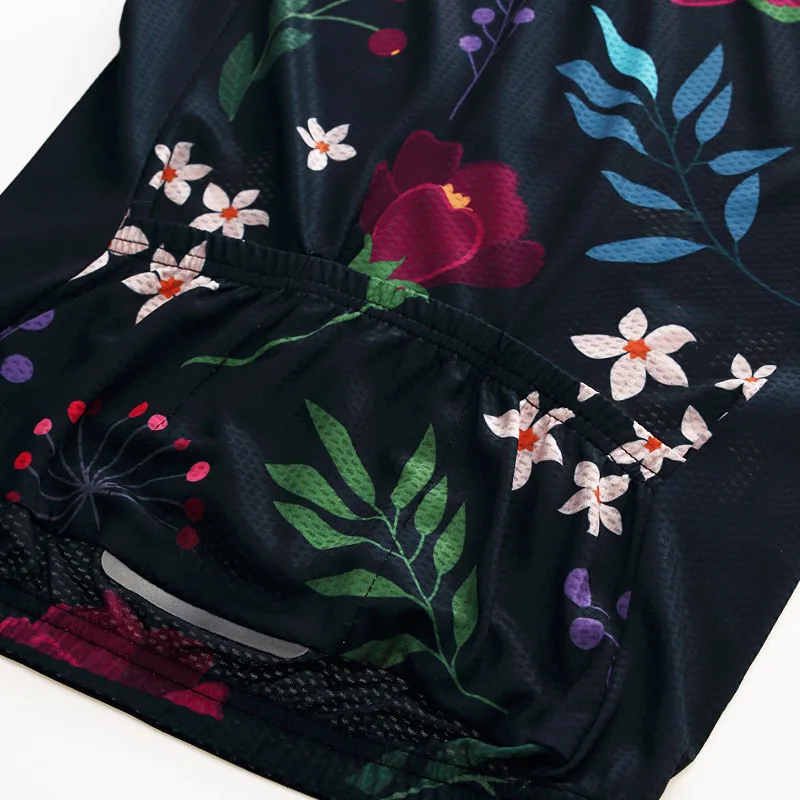 Weimostar flower Cycling Jersey Women Top Summer mtb Bike Bicycle Shirt Breathable Clothing Maillot Ropa Ciclismo | Спорт и