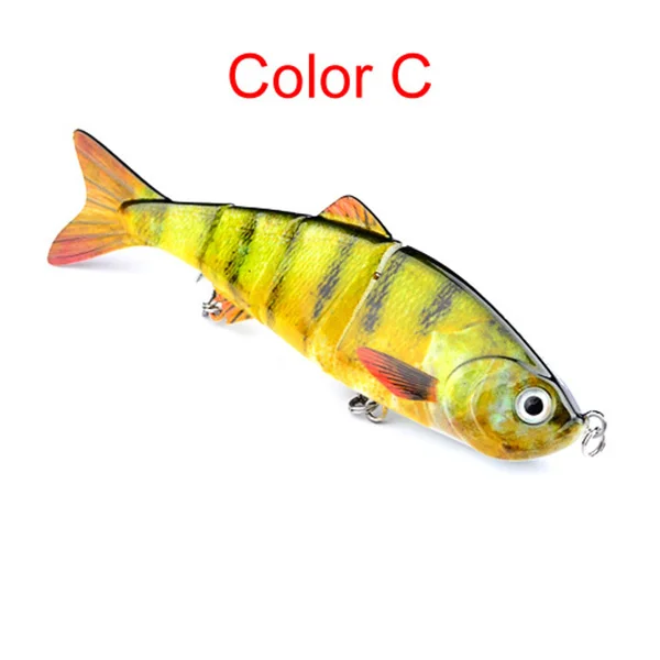Новинка 1 шт. 12 см мульти соединенный окуляр Crappie рыболовная приманка Swimbait Crankbait