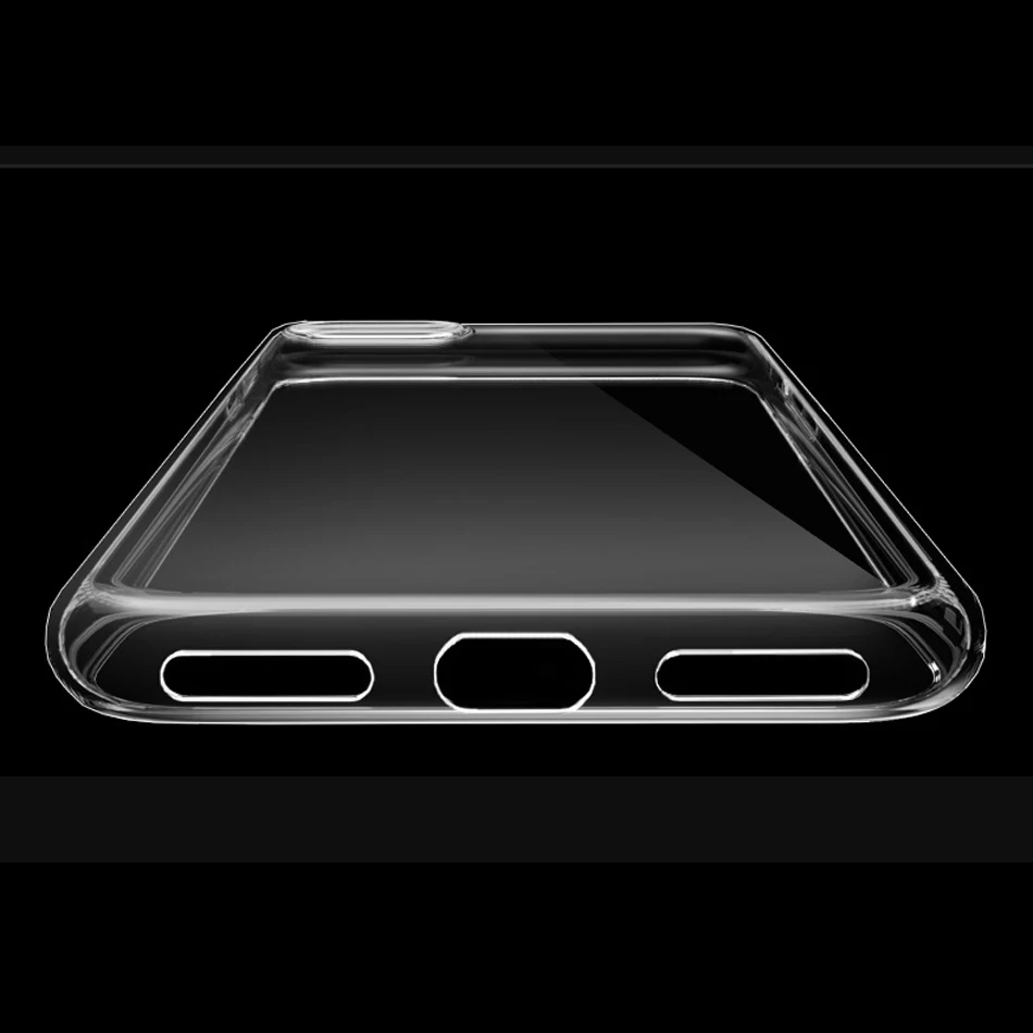 Ультратонкий Прозрачный чехол для iPhone X 8 7 Plus 6 S Чехлы мягкие из кожи TPU Xs Xr Max r 5 5S 4