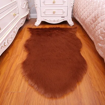 brown Manta de pelo para cadeira одеяло для волос на стул, имитация шерстяного ковра, подушка для дивана, белое длинное одеяло, Подушка для стула, ковер - Цвет: brown