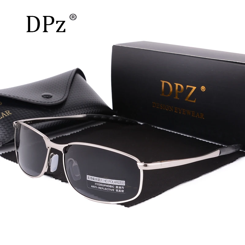 Солнцезащитные очки DPZ Мужские поляризационные маленькие солнечные для вождения