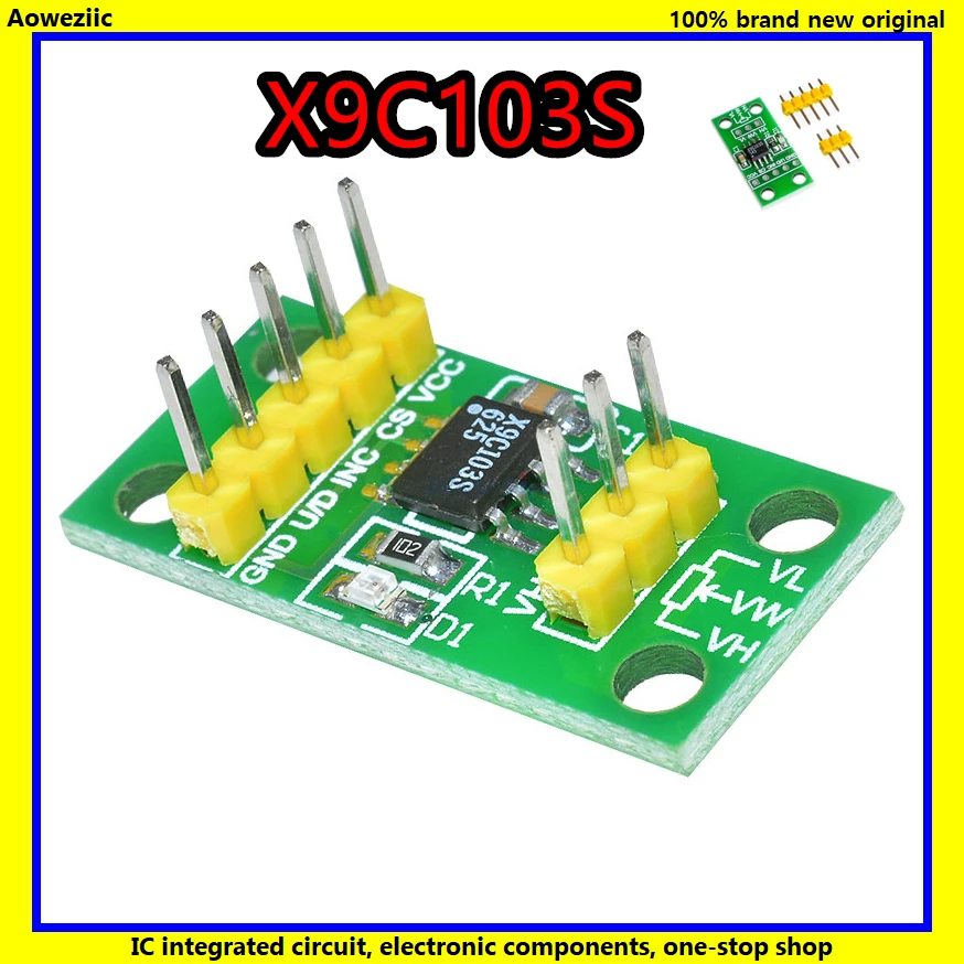 2 шт./лот X9C103S цифровой потенциометр плата модуль DC3V 5V для Arduino новый оригинальный