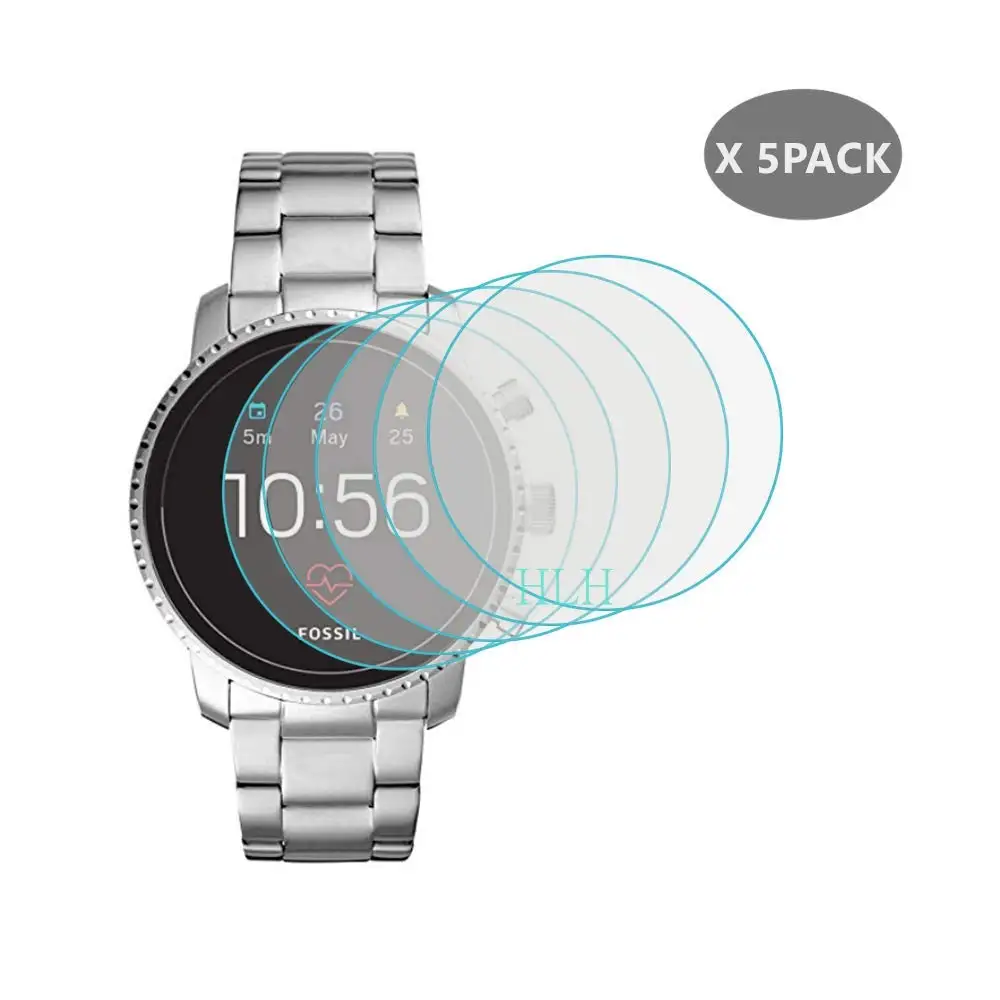 5 шт закаленное стекло для Fossil Q исследователь HR защита экрана Wander основатель 2